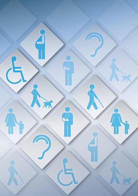 symbols of the different disabilities for the Web Accessibility blog post